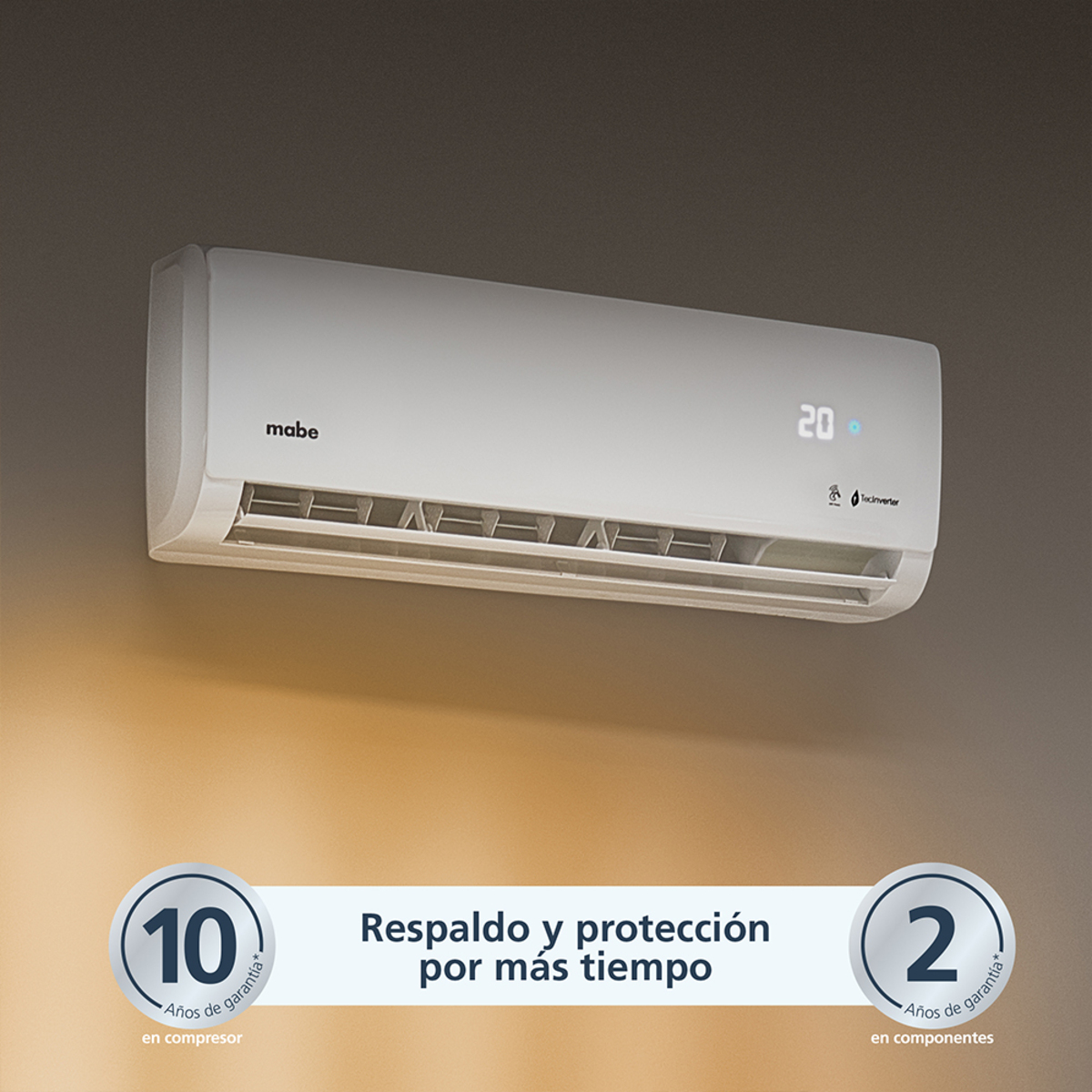 Aire Acondicionado Mabe Minisplit 24.000 BTU 220V Inverter - Imagen 3