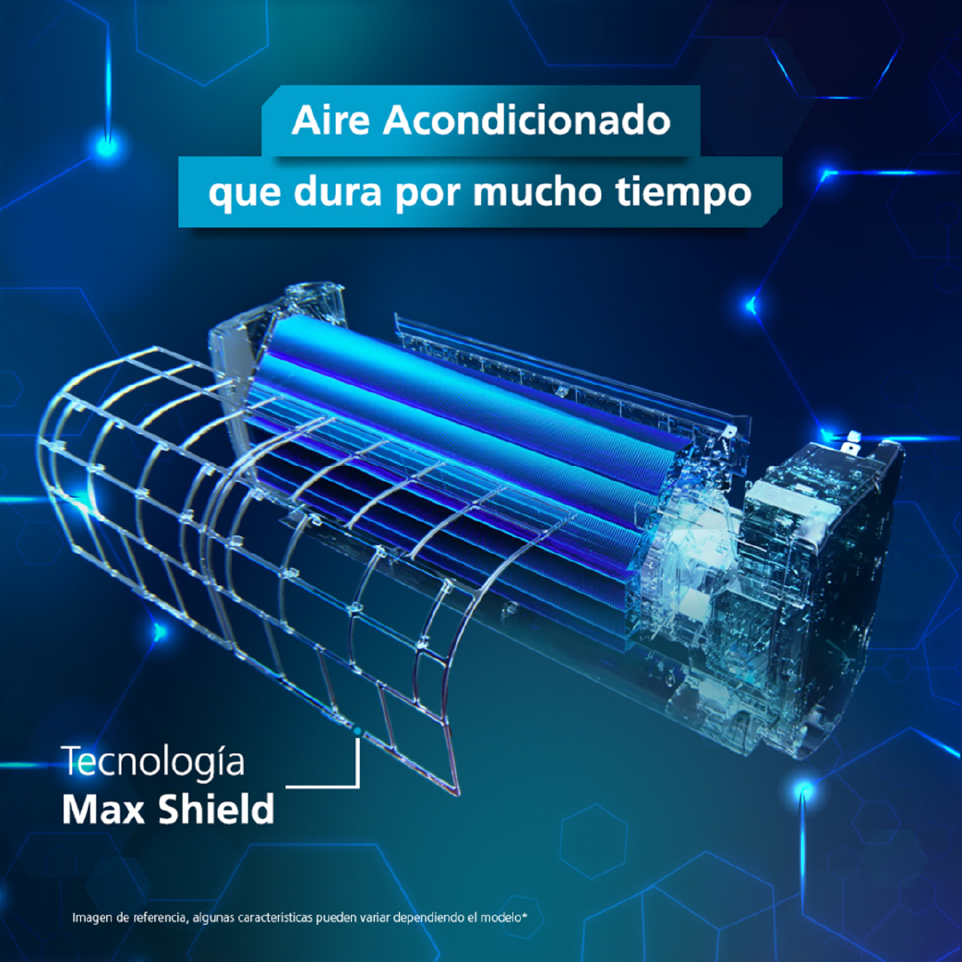 Aire Acondicionado Mabe Minisplit 12.000 BTU 220V Inverter (Negro) - Imagen 9