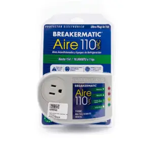 Protector Voltaje Aa 110V-12000Btu Enchufable Breakermatic