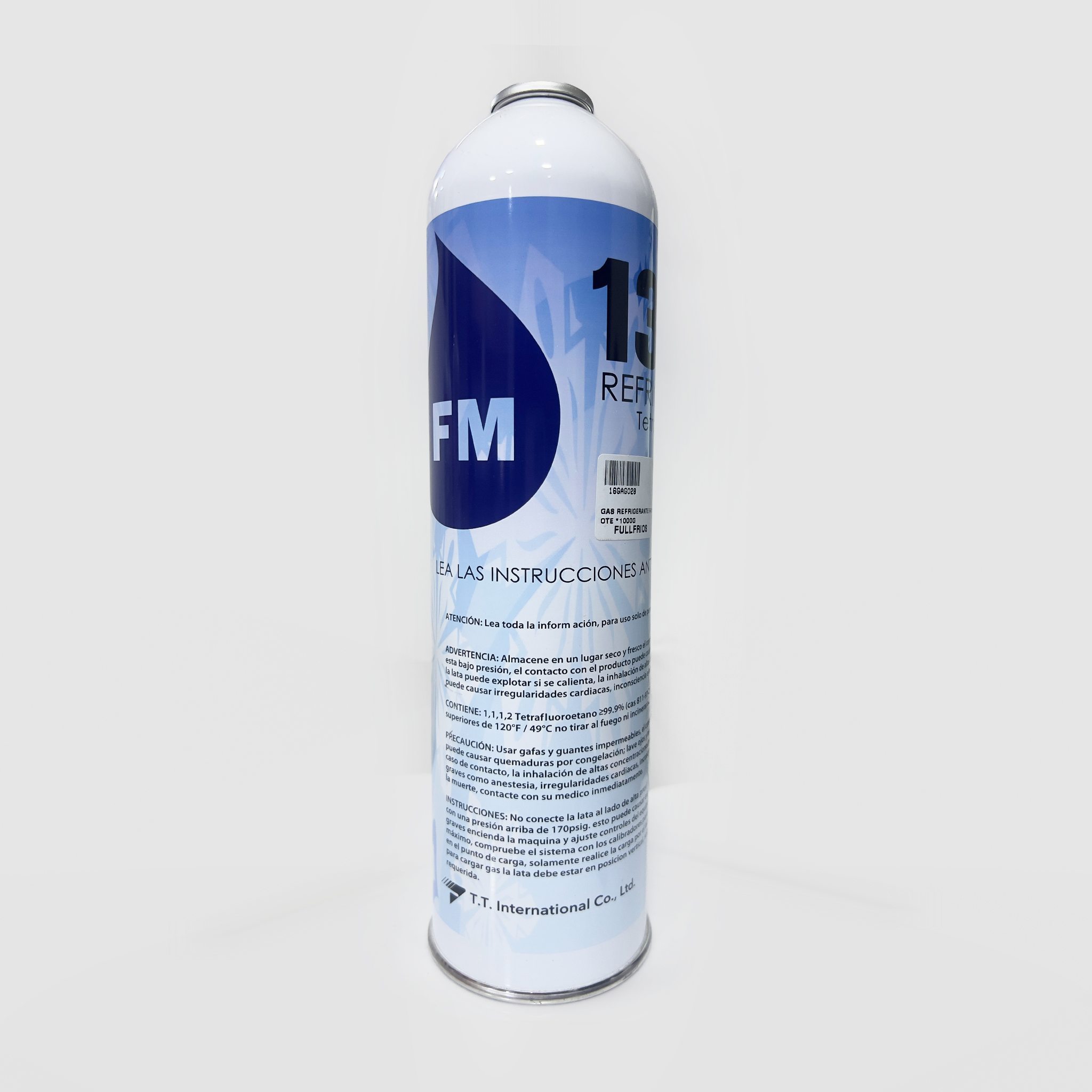 Gas Refrigerante R-134A Pote *1000Gr - Imagen 2