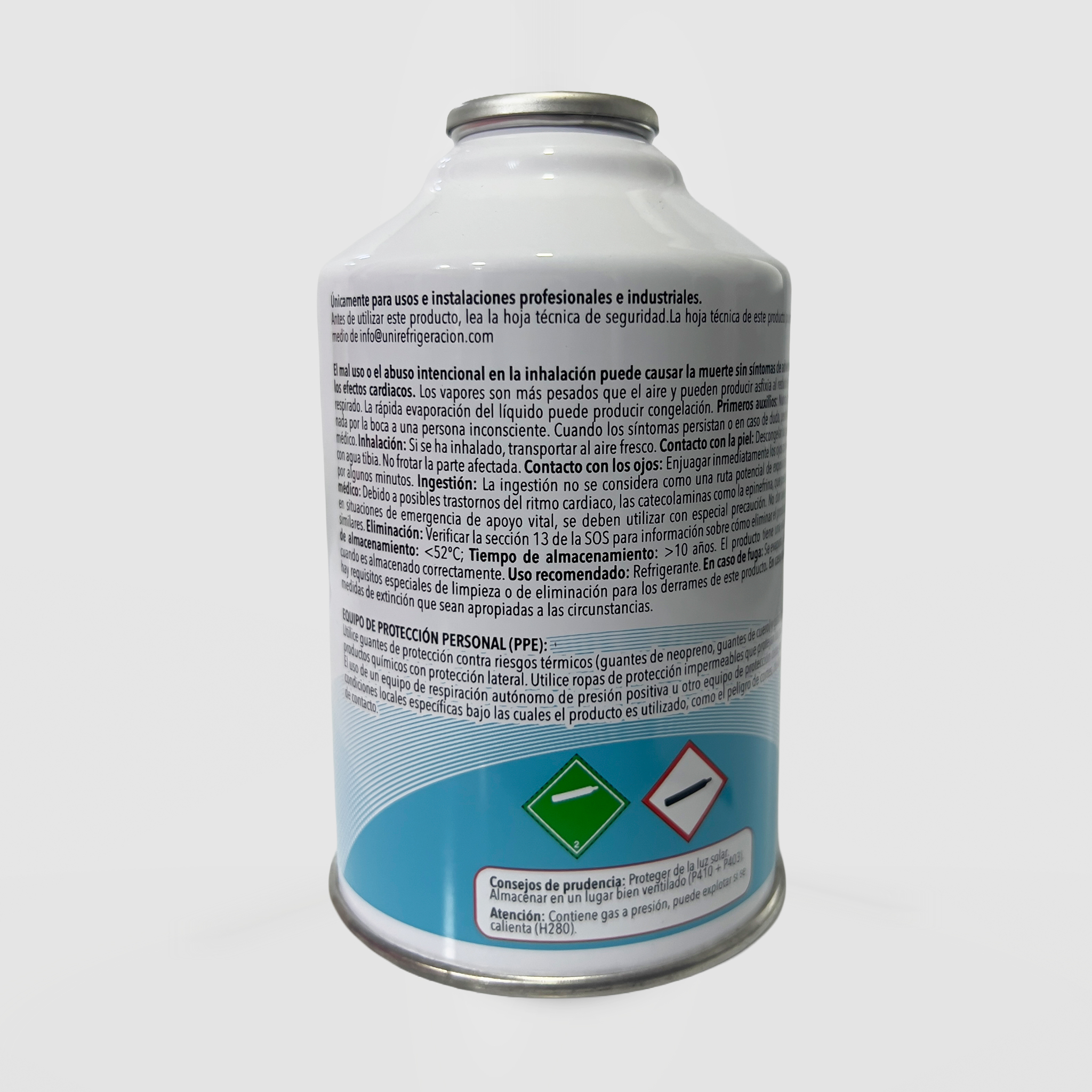 Gas Refrigerante R-134A *340Gr - Imagen 2