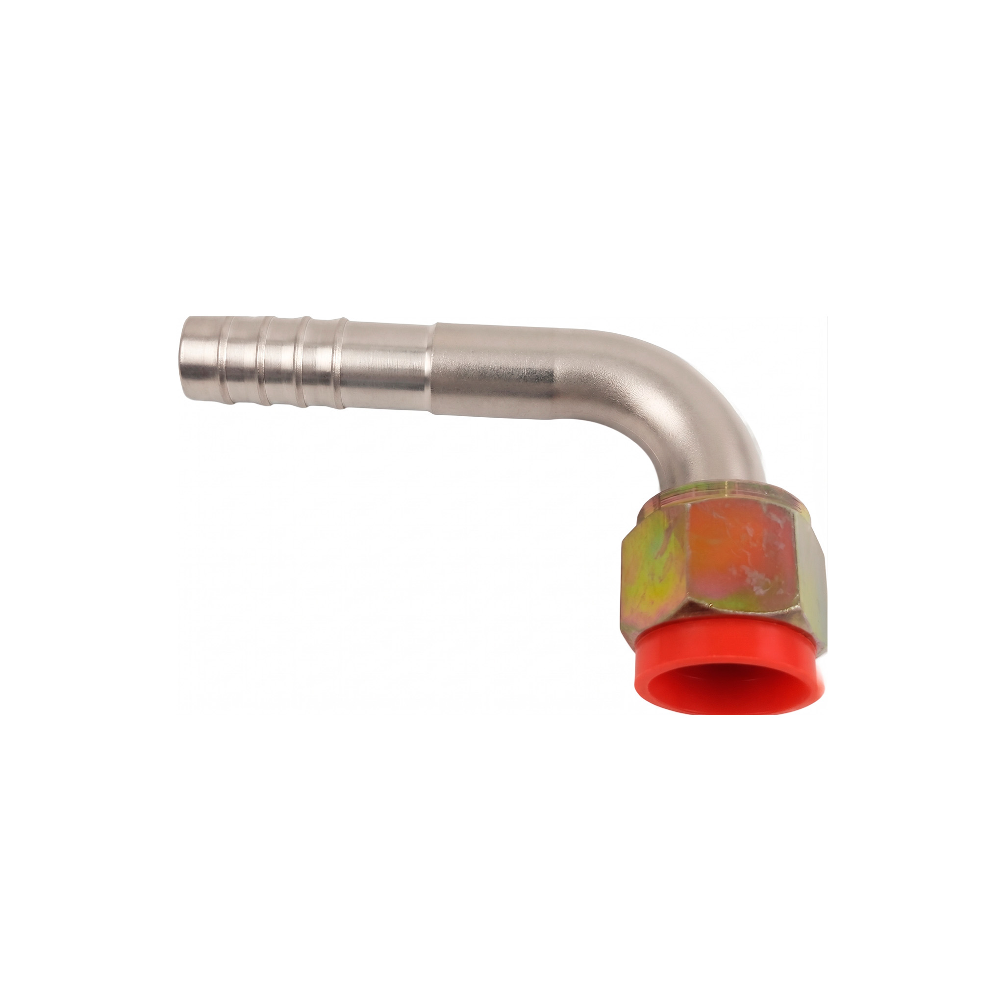 Fitting Universal O-Ring # 06 (5/16) 90° T/Acero Nevada - Imagen 2