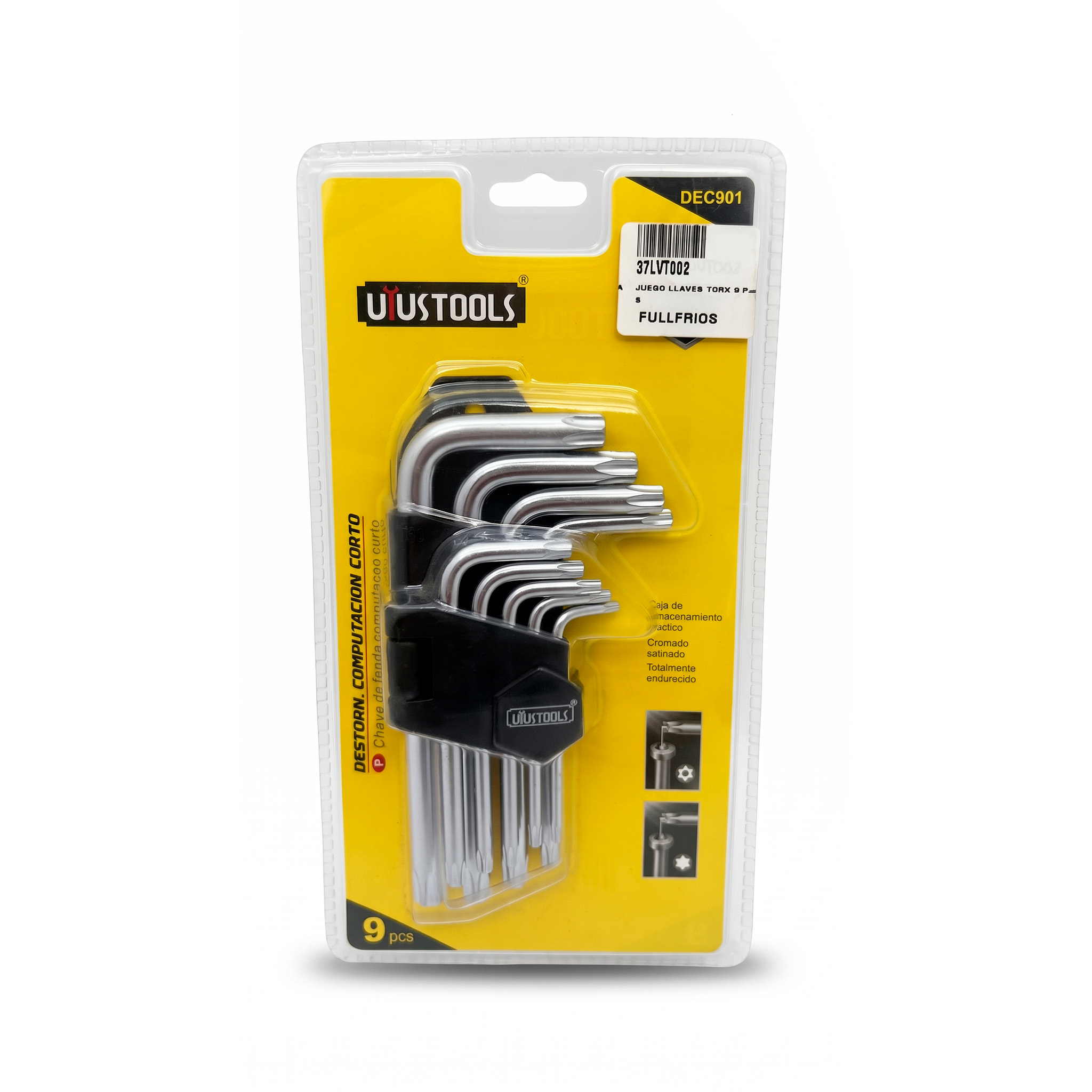 Juego Llaves Torx 9 Píezas
